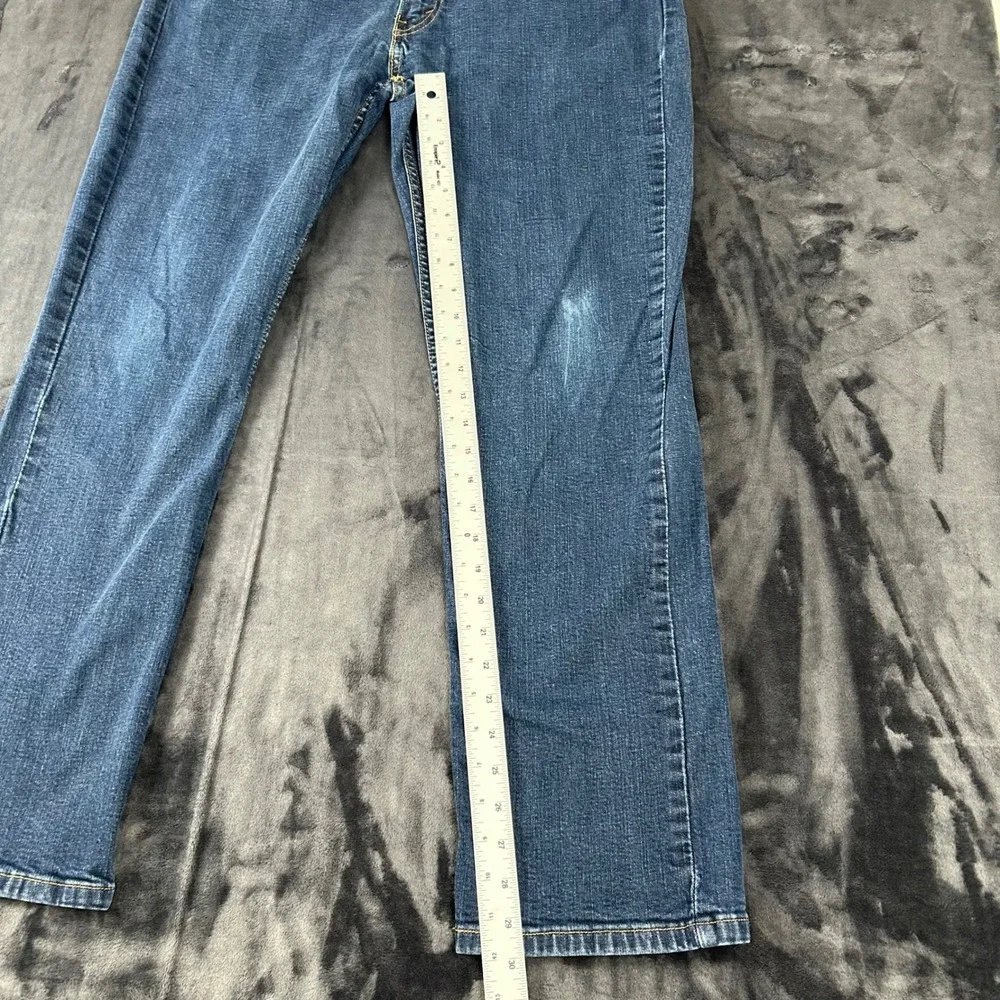 Levi 514 Straight Fit Jeans Mens 40x32 Blue Denim Classic Casual Pants